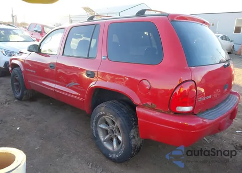2001 Dodge Durango из США, поврежденный, VIN 1B4HS28N21F602628